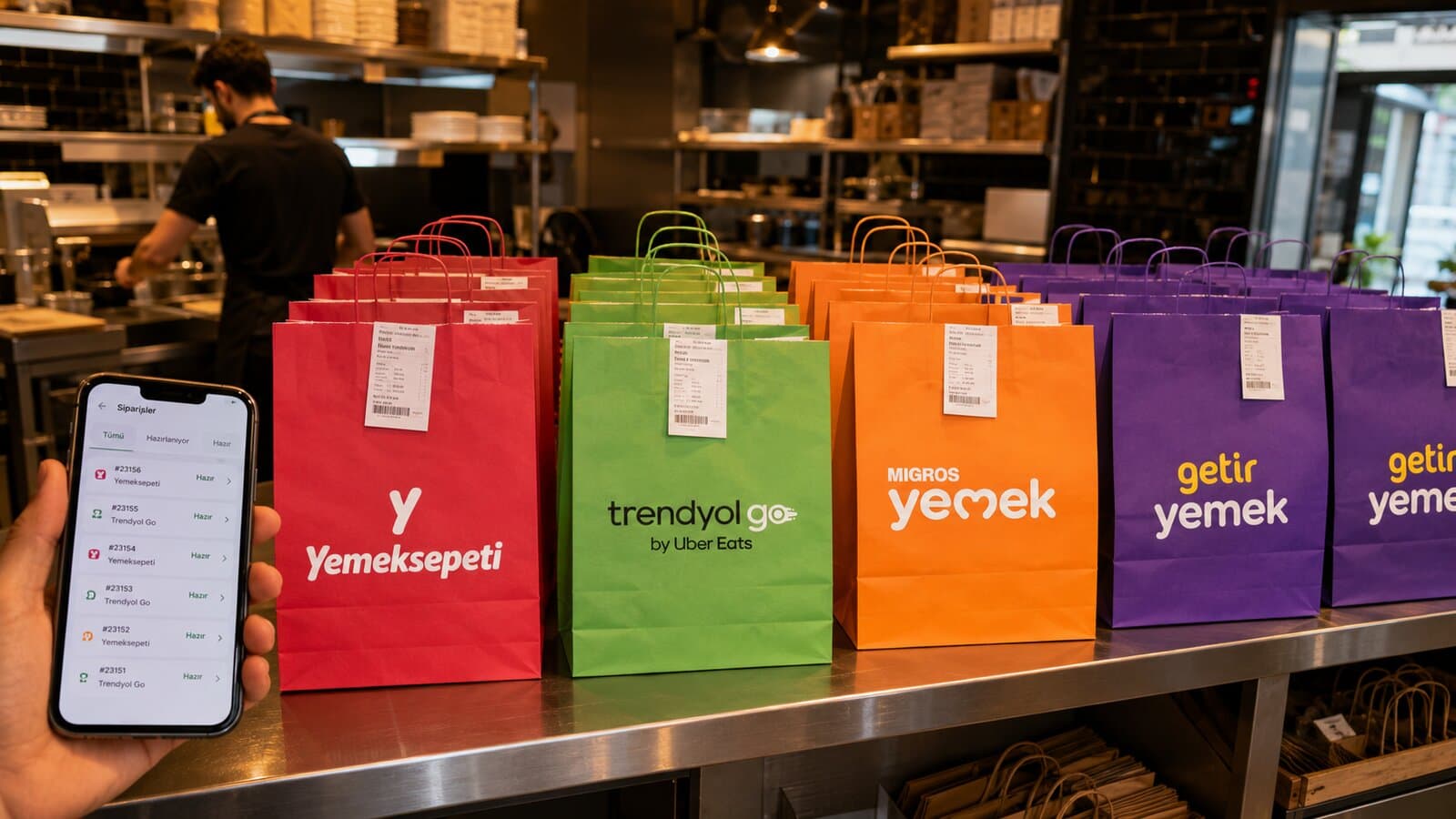 Yemek Platformu Entegrasyonları: Tüm Siparişlerinizi Tek Ekrandan Yönetin